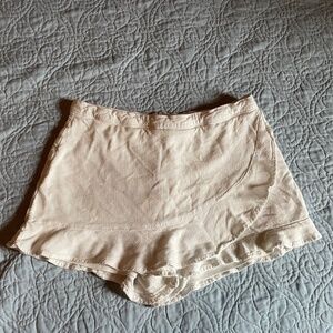 Altered state white linen skort